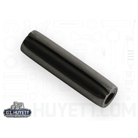 Huyett Coiled Spring Pin, 1/4 in Outside Dia, 1-in L, Stainless Steel, 1 PK SPCSP-250-1000